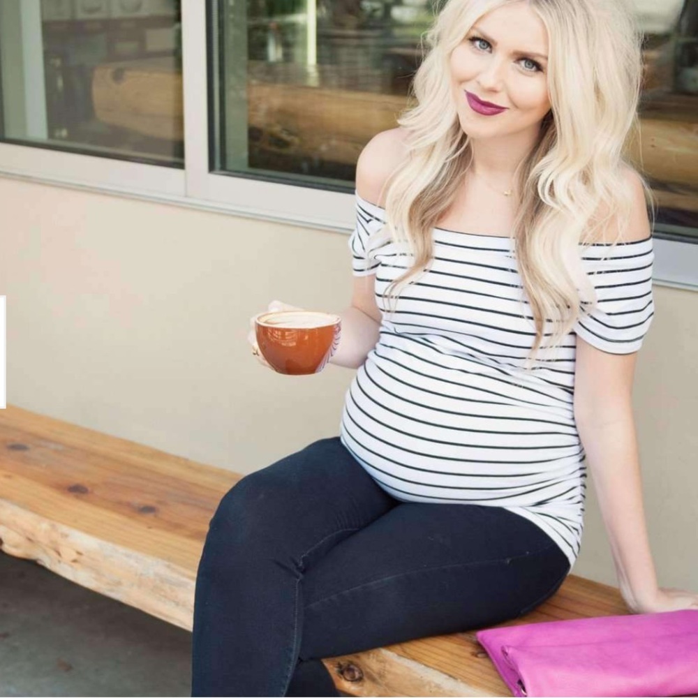 To: Little Arrows Maternity Shirt Bardot, New!